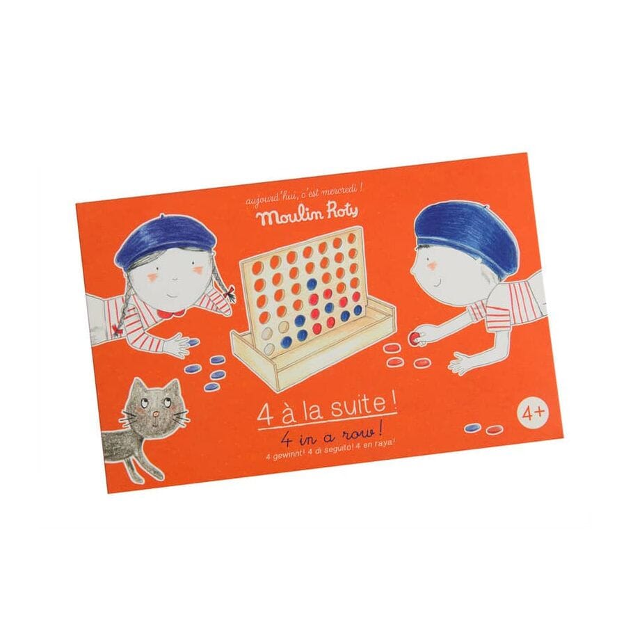 Jeu de 4 à la suite Aujourd'hui c'est mercredi - MOULIN ROTY 713150 3575677131502