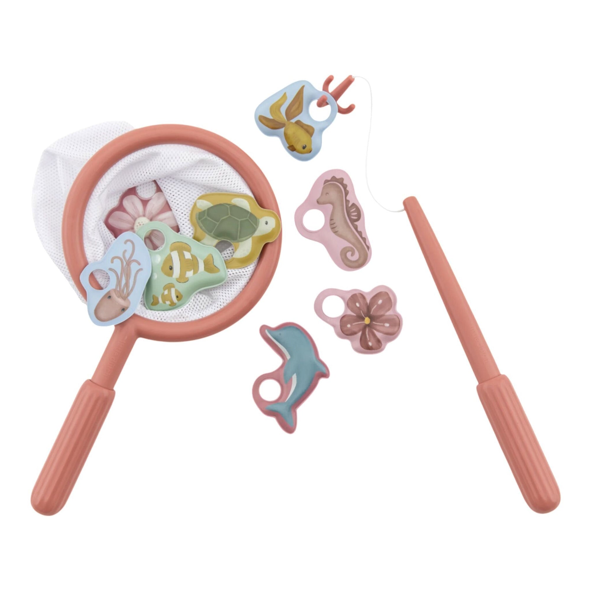 Jeu de bain pêche à la ligne rose de Little Dutch