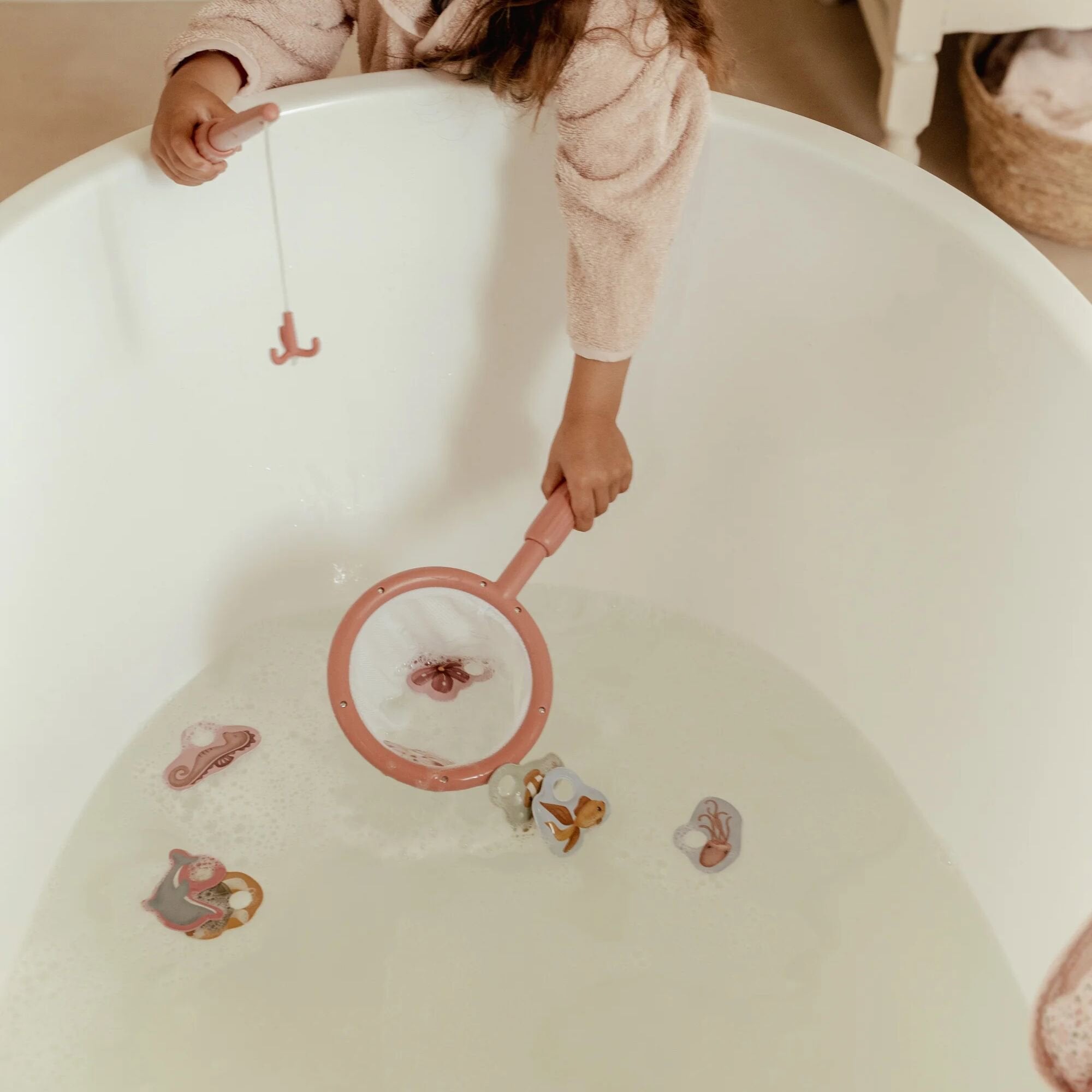 Jeu de bain pêche à la ligne rose de Little Dutch – vue 4
