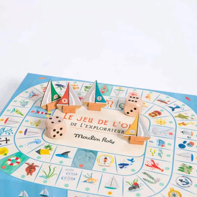 Jeu de l'oie L'Explorateur - Moulin Roty 712416 3575677124160