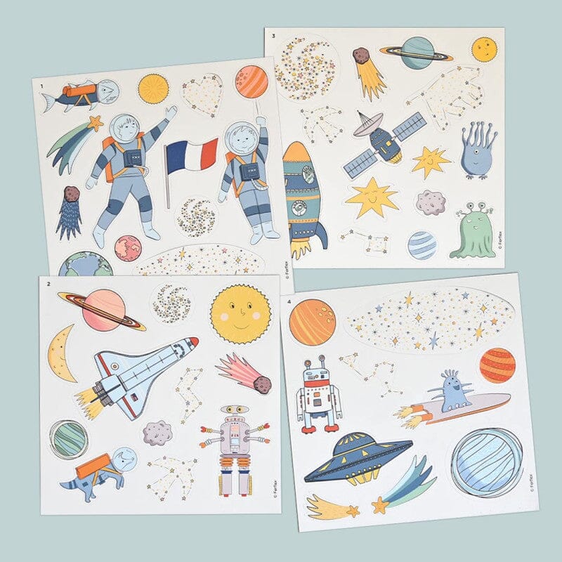 jeu de magnets espace - FERFLEX JM_ESPACE 3760301390275