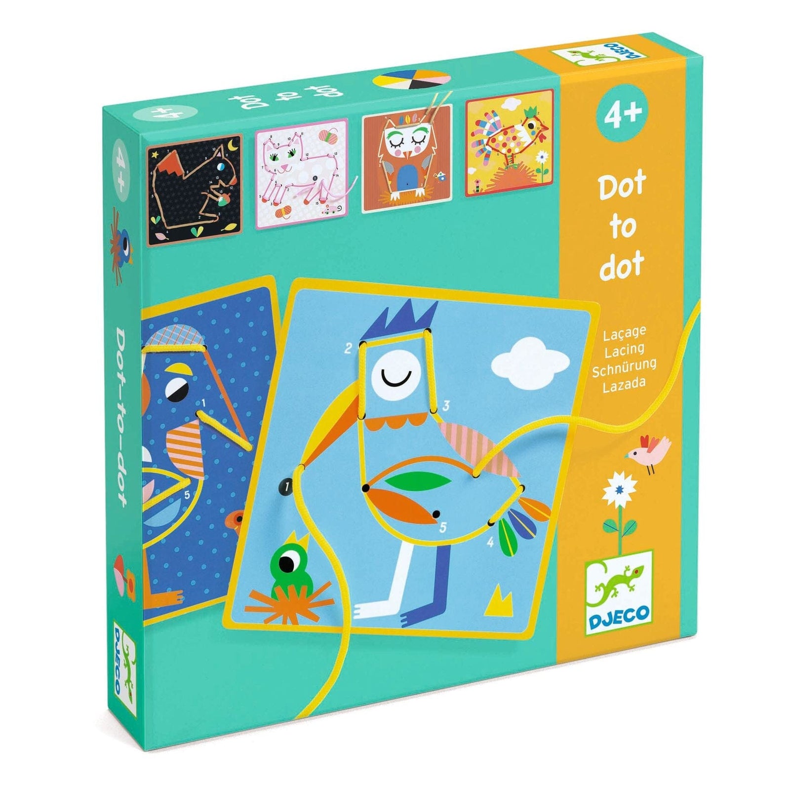 jeu educatif dot to dot lacage - DJECO DJ08326 3070900083264