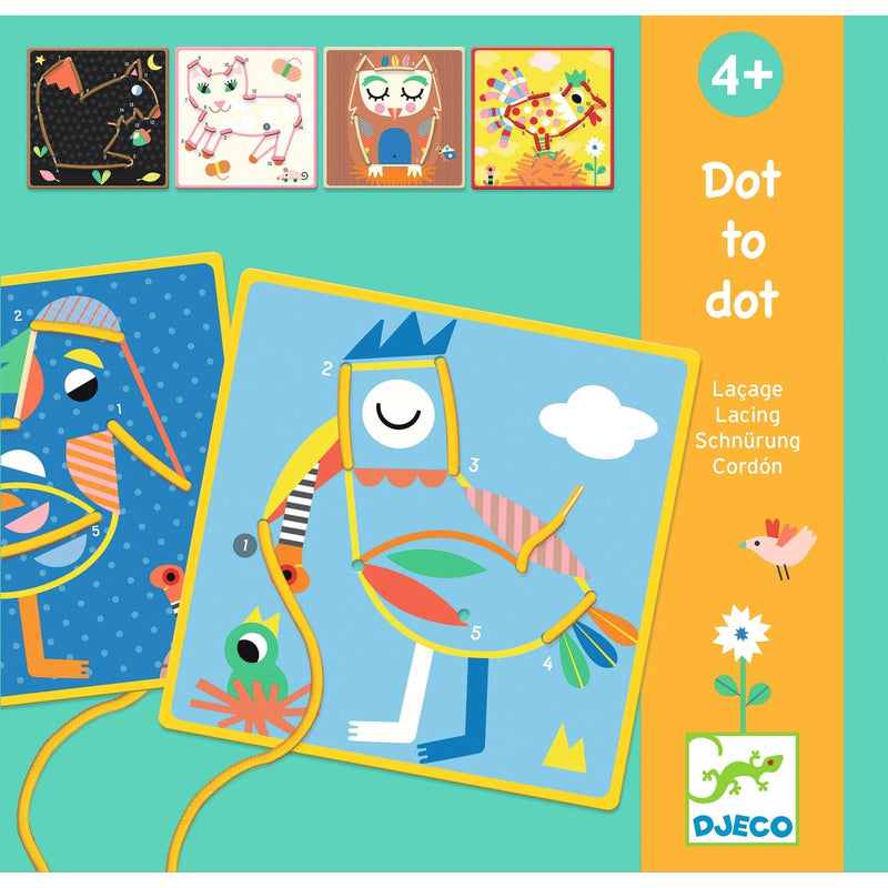 jeu educatif dot to dot lacage - DJECO DJ08326 3070900083264
