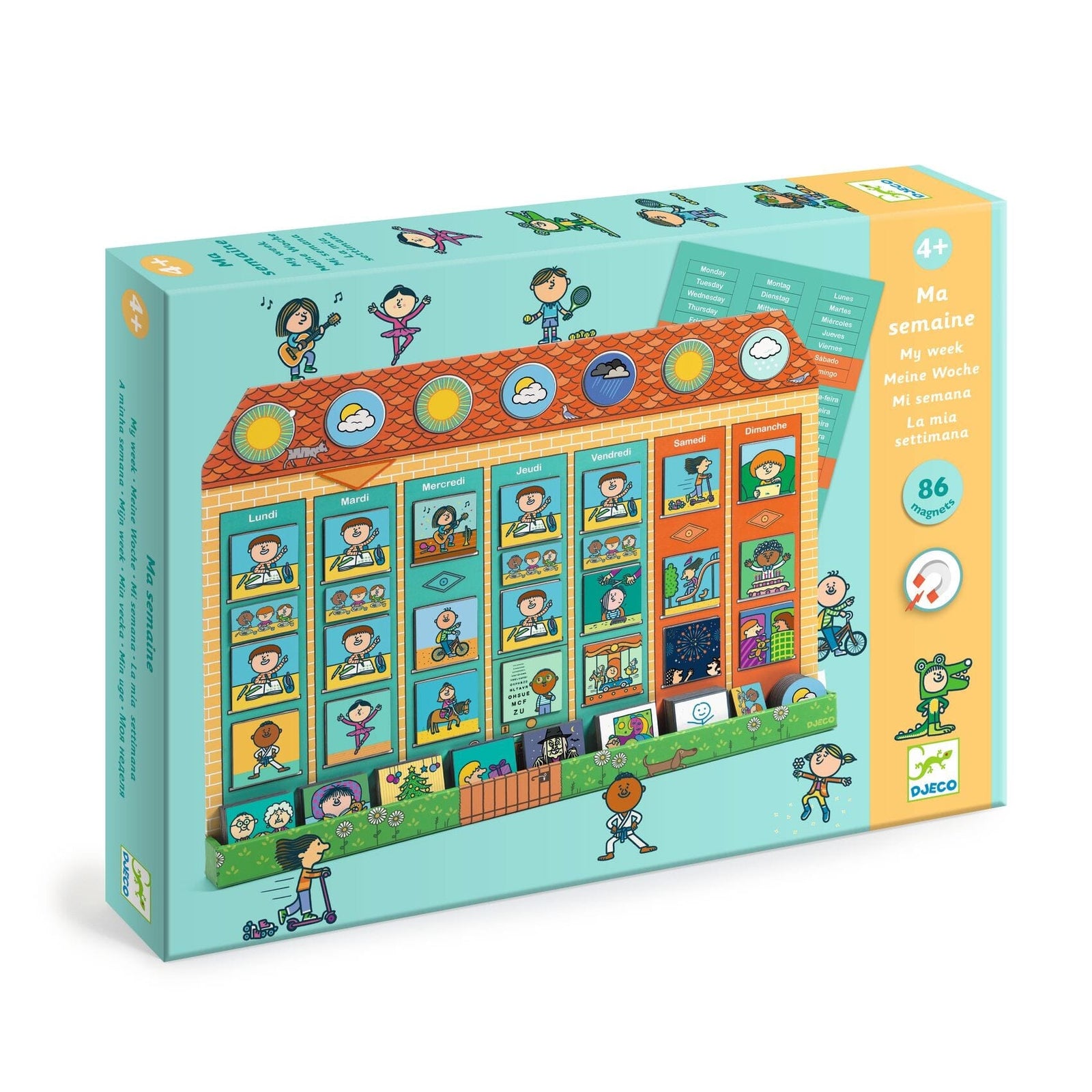 jeu educatif ma semaine - DJECO DJ08369 3070900083691