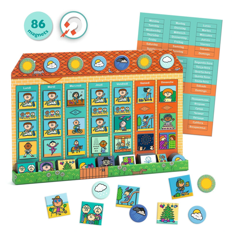 jeu educatif ma semaine - DJECO DJ08369 3070900083691