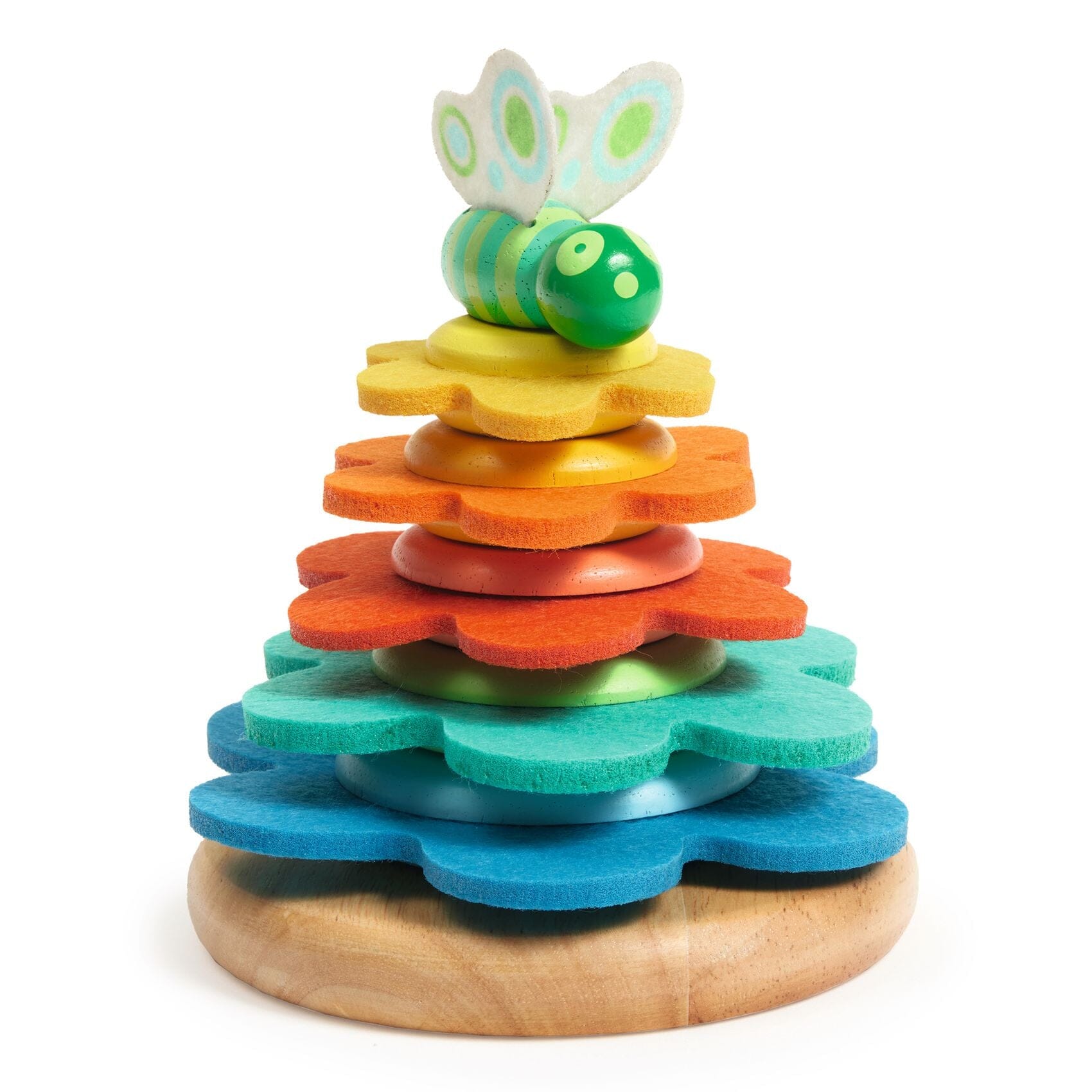 jeu empilage en bois butterflower - DJECO DJ06404 3070900064041
