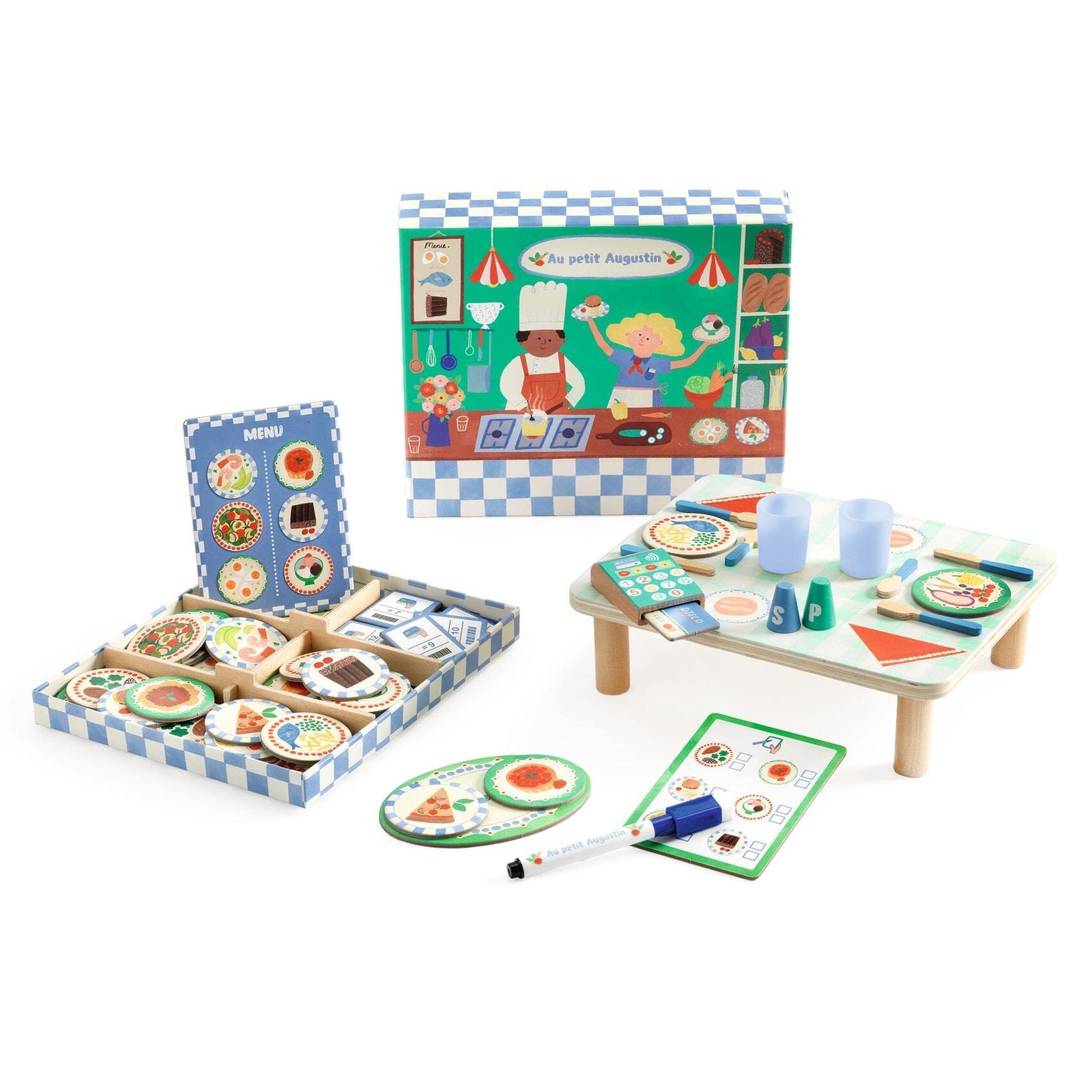 jeu imitation Au petit Augustin Restaurant - DJECO 