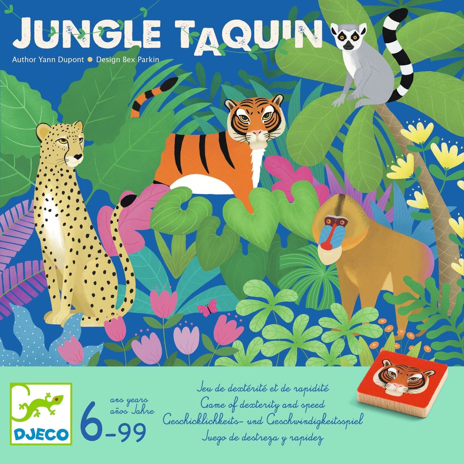 jeu jungle taquin - Djeco DJ00800 3070900008007