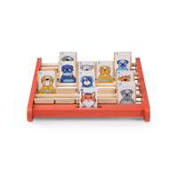 Jeu qui es tu? en bois les Loufoques- Moulin Roty 683363