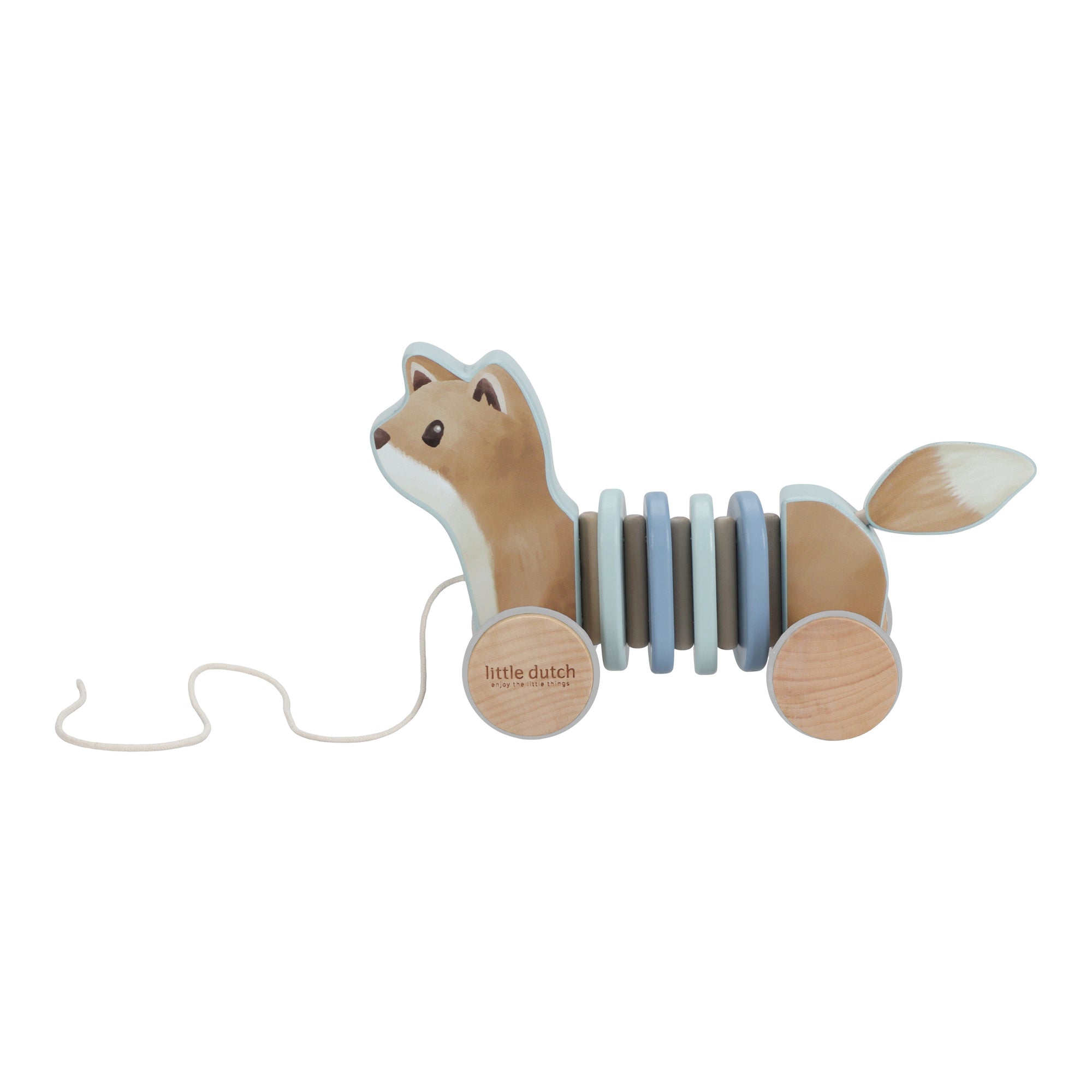 Jouet à tirer renard Forest Friends - LITTLE DUTCH LD7257 8713291772571