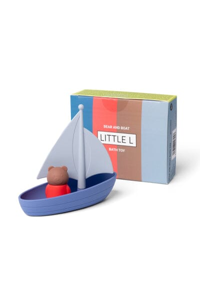 jouet de bain ours dans bateau - Little L 