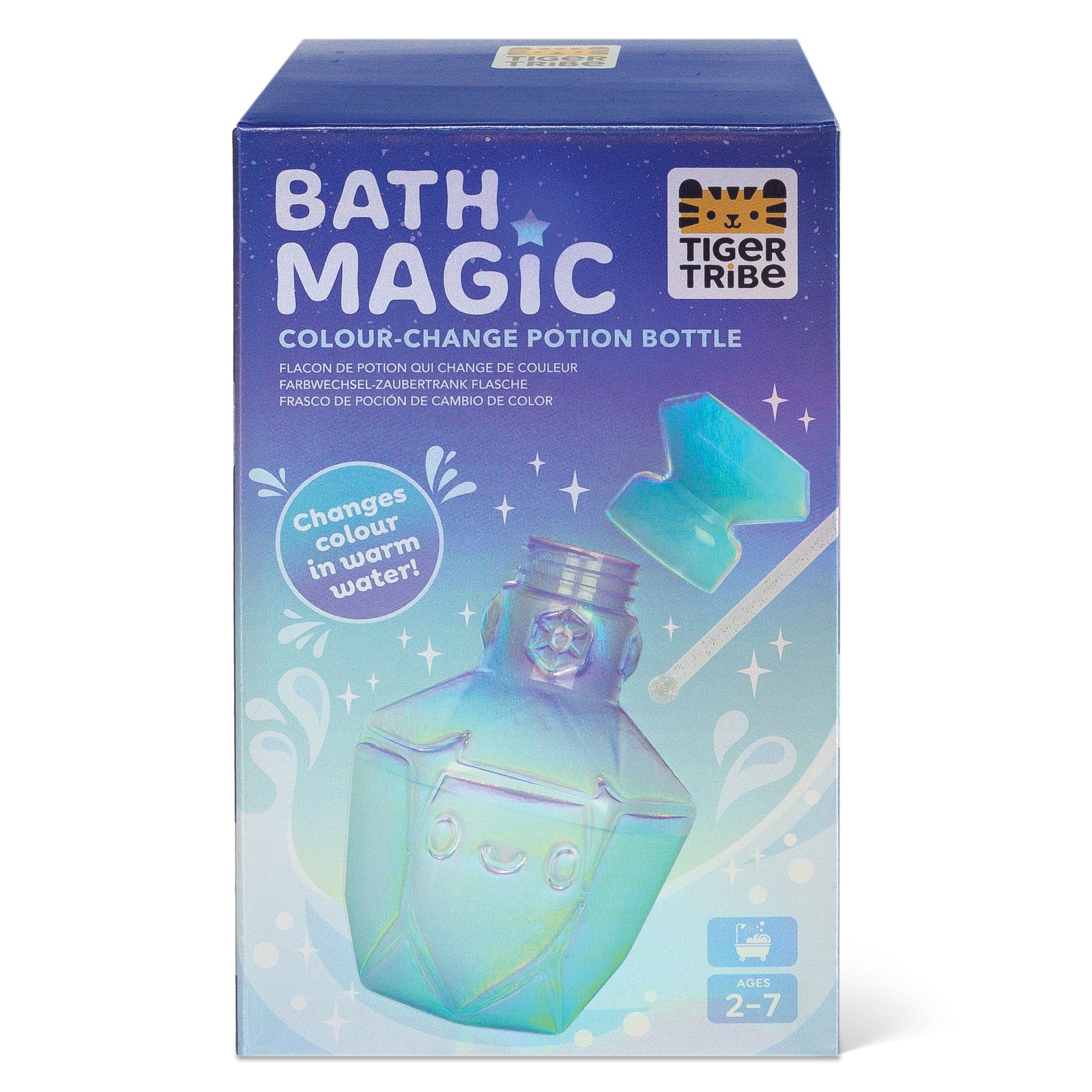 Jouet de bain potion magique violet à bleu – Tiger Tribe