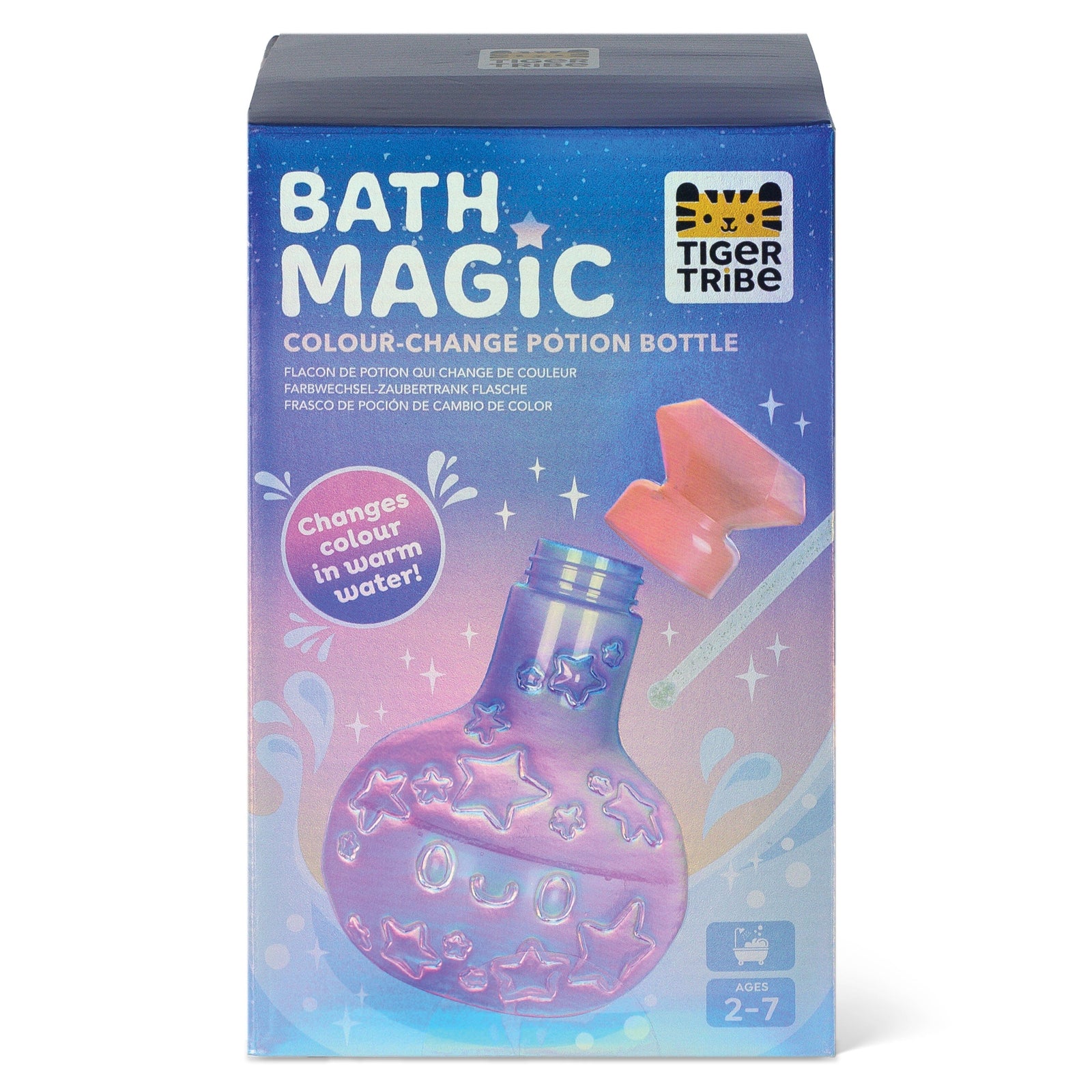 Jouet de bain potion magique violet à rose – Tiger Tribe