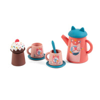 jouet de bain set de the jeanne le chat - LILLIPUTIENS 83662 5414834836622
