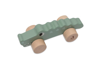 Jouet en bois à roulettes Jungle Jambo Crocodile - JOLLEIN 112-001-67090 8717329388635