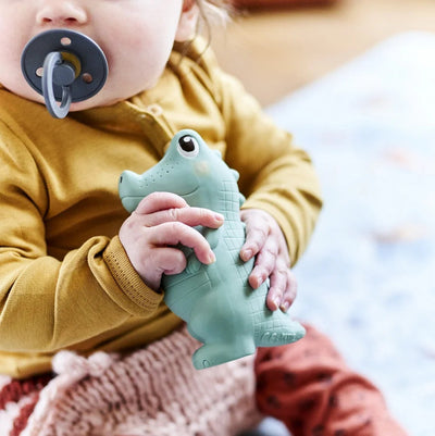 jouet en caoutchouc charlie crocodile - PETIT MONKEY NRT2 8719244223961