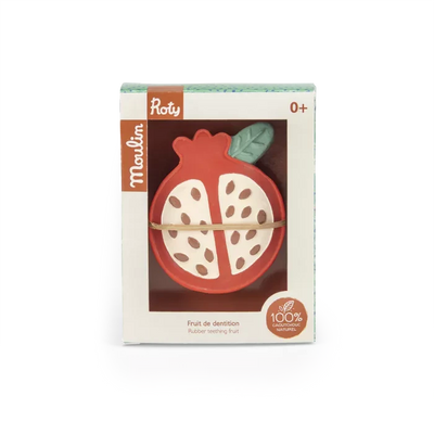 jouet fruit de dentition en caoutchouc naturel La forêt - MOULIN ROTY 688370 3575676883709
