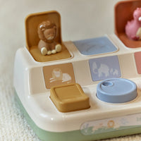 Jouet pop-up animaux Safari Friends vert de Little Dutch – vue 4
