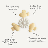 Jouet Sensoriel avec Ventouse pour Bébé abeille - MUSHIE