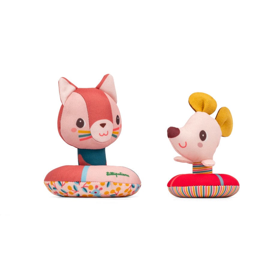 jouets de bain flottants JEANNE LE CHAT ET SOURIS - LILLIPUTIENS 83652 5414834836523