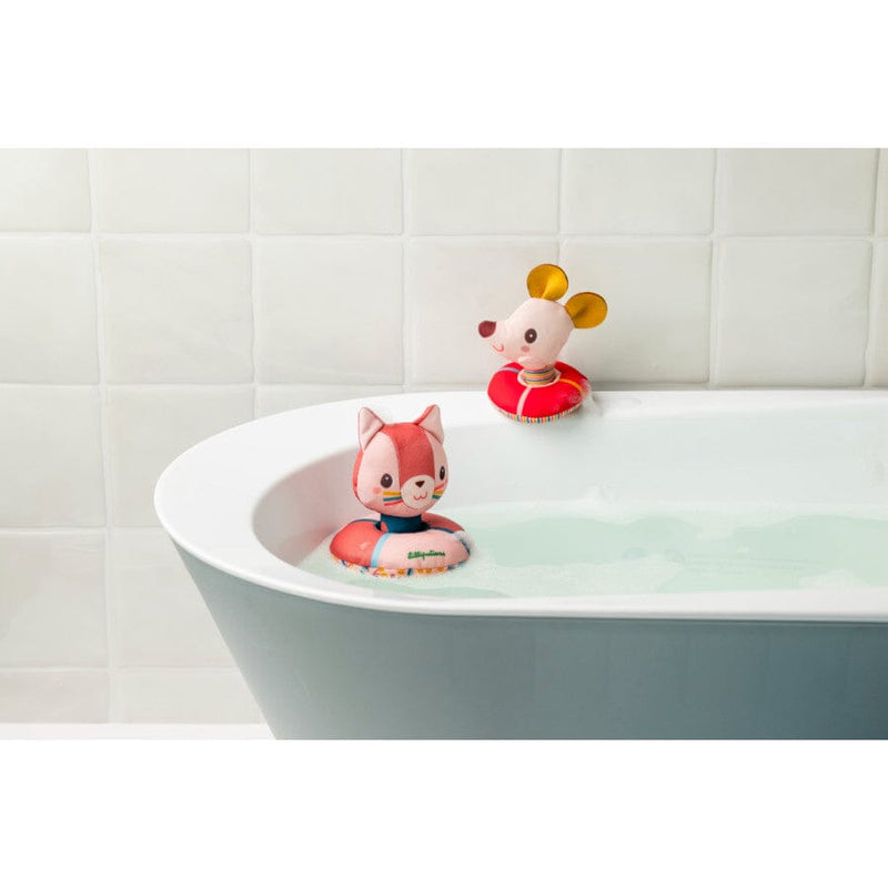 jouets de bain flottants JEANNE LE CHAT ET SOURIS - LILLIPUTIENS 83652 5414834836523