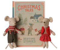 Jumeaux souris de Noël en coffret livre – Maileg