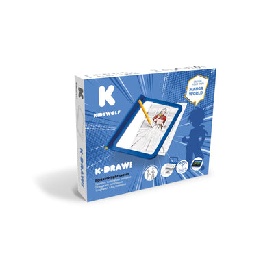 K-DRAW PRO Tablette lumineuse Manga - KIDYWOLF K-DRAW-PRO-BU 5407009182549