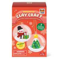 Kit boules de Noël en pâte à modeler Snowman & Tree de Tiger Tribe
