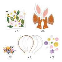 Kit créatif 3 serre-têtes flower friends - Djeco DJ07927 3070900079274
