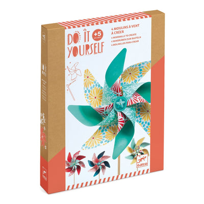 kit créatif 4 moulins a vent sweet - Djeco DJ07920 3070900079205