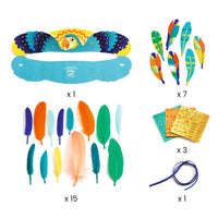 kit créatif coiffe diy rio - DJECO DJ07926 3070900079267