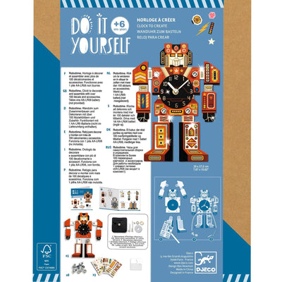 kit créatif horloge robotime - DJECO DJ07984 3070900079847