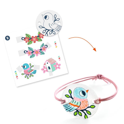 kit créatif LE FAON ET L'OISEAU - DJECO