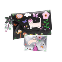 kit créatif pochette et porte-monnaie joyeux amis - Djeco