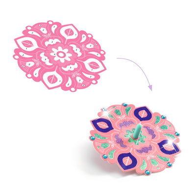 kit créatif toupies flower power - Djeco