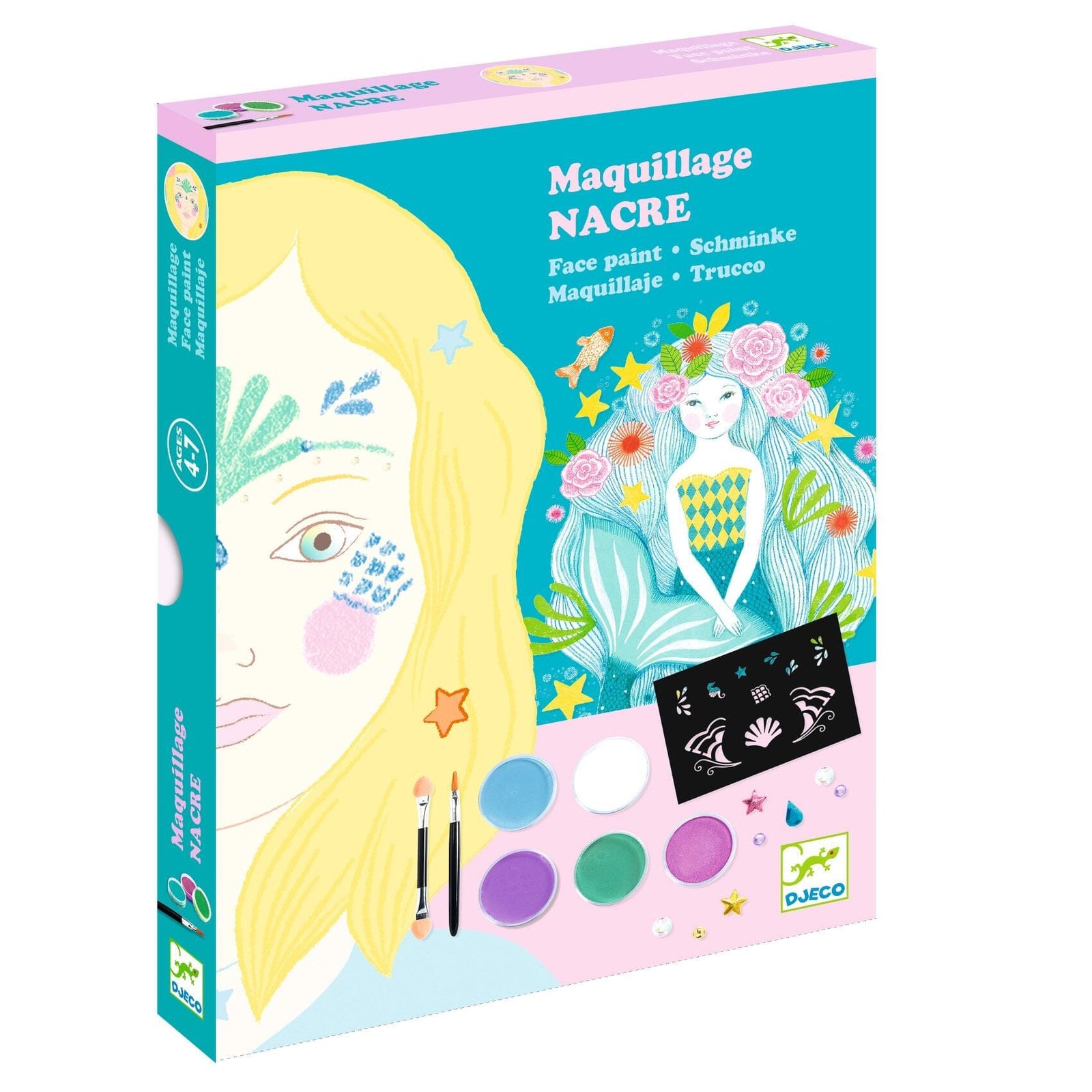kit de maquillage créatif nacre - DJECO 
