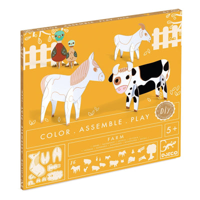 KIT DIY ANIMAUX Ferme - DJECO DJ08000 3070900080003