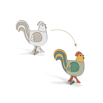 KIT DIY ANIMAUX Ferme - DJECO DJ08000 3070900080003