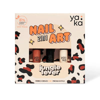 Kit vernis à ongles 2 en 1 jungle fever - YAKA KITJUNGLE01 3770036219055