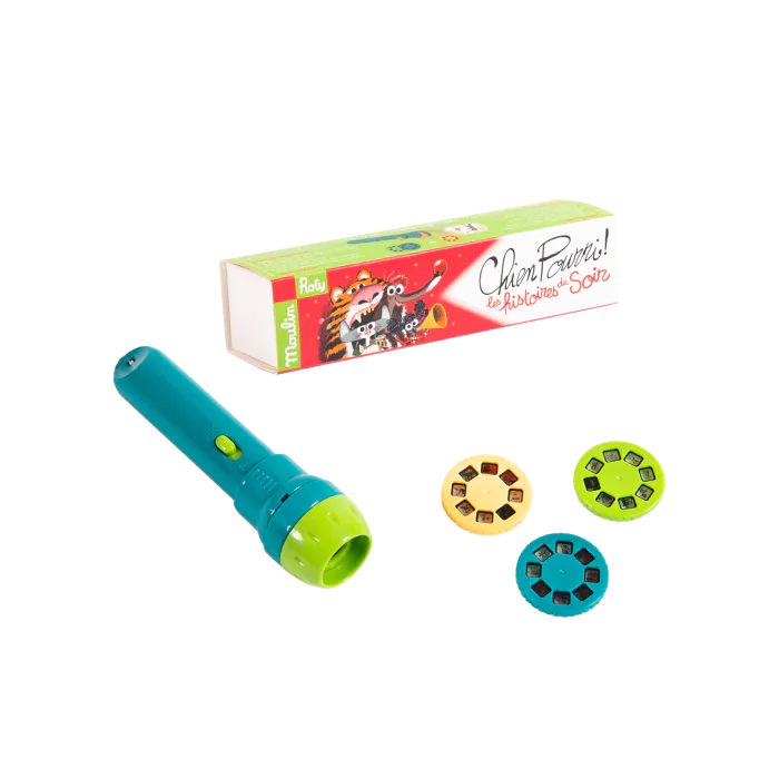 Lampe à histoires rouge Chien pourri Ecole des loi - Moulin Roty 894364 3575678943647