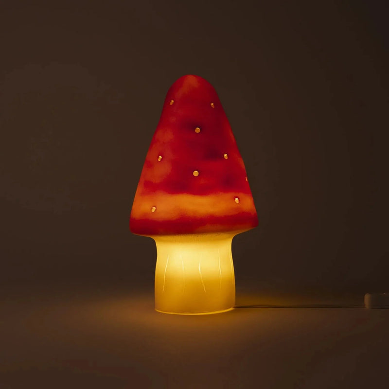 Lampe champignon petite red brick - egmont 360208rb 5420023045836