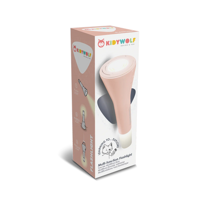 Lampe de poche 3-en-1 nude KIDYFLASHLIGHT - KIDYWOLF FLASHLIGHT-NU 5407009181658