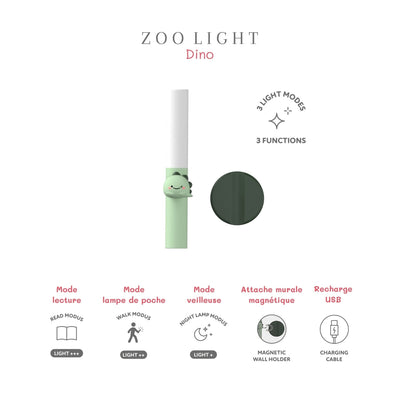 lampe dino Zoo Buddy - zoofamily Zoo light dino