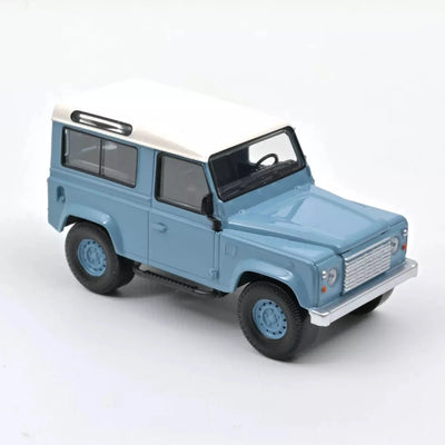 Land Rover Defender 1995 Bleu et Blanc Jet-car 1/43 - NOREV 845107 3551098451078