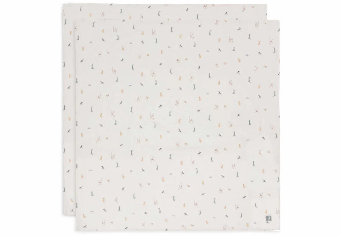 Lange 115x115cm Jungle Jambo (2pack) - JOLLEIN 535-852-67090 8717329387928