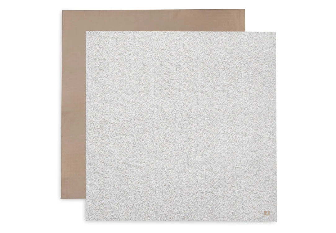 Lange Gaze de Coton 115x115 cm set de 2 dotted - JOLLEIN 535-852-66078 8717329368347