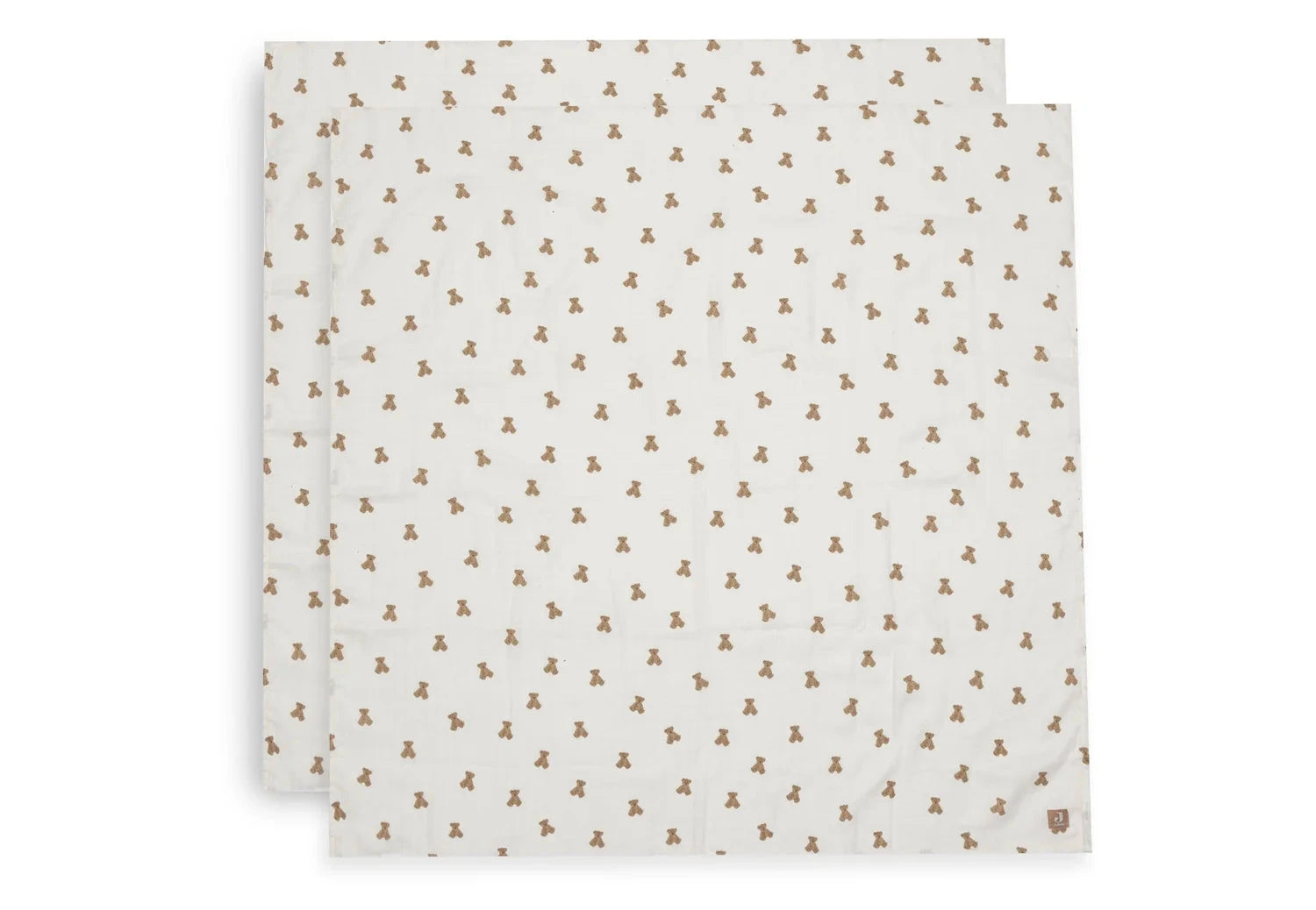 Lange gaze de Coton Large 115x115cm Mini Teddy Bear (2pack) - JOLLEIN 
