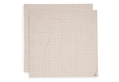 Lange gaze de Coton Large 115x115cm Soft Plumes (2pack) - JOLLEIN
