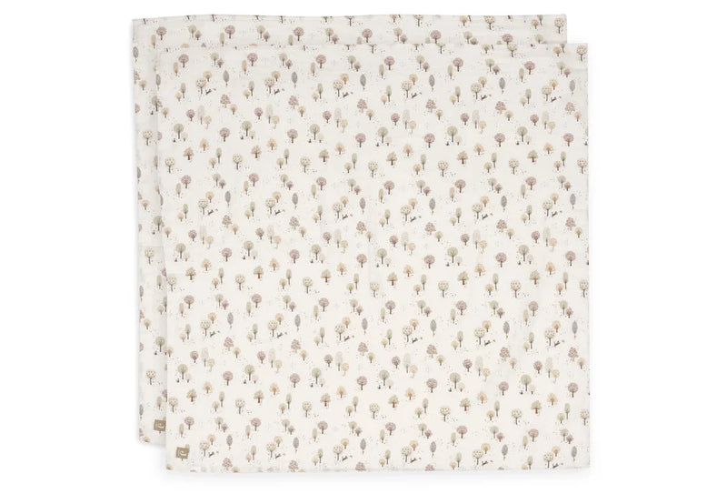 Lange gaze de Coton Large 115x115cm Tiny Park (2pack) - JOLLEIN 535-852-68102 8717329400719