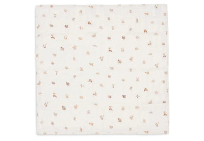 Lange gaze de Coton Small 70x70cm Animal Friends (3pack) - JOLLEIN 535-851-68154 8717329400580